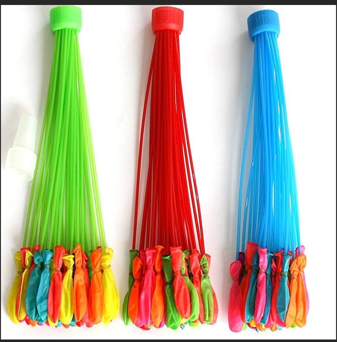 Pichkari, Balloon Holi Combo ( Pack Of 3 With 111 Balloon )