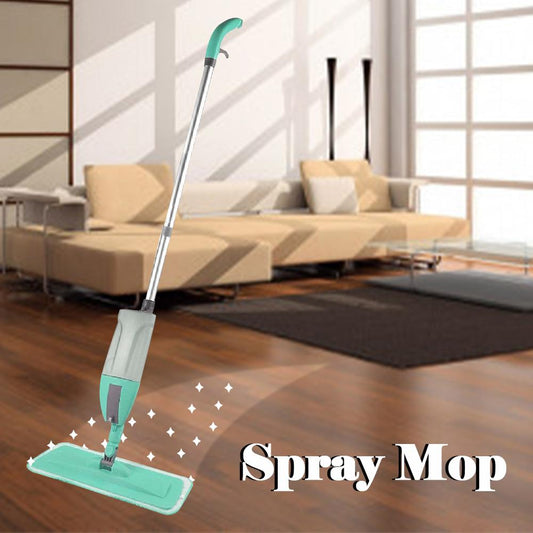 360° Spray Mop with Washable Microfiber Pad – Perfect for All Floor Types, Easy Assembly & Efficient Cleaning