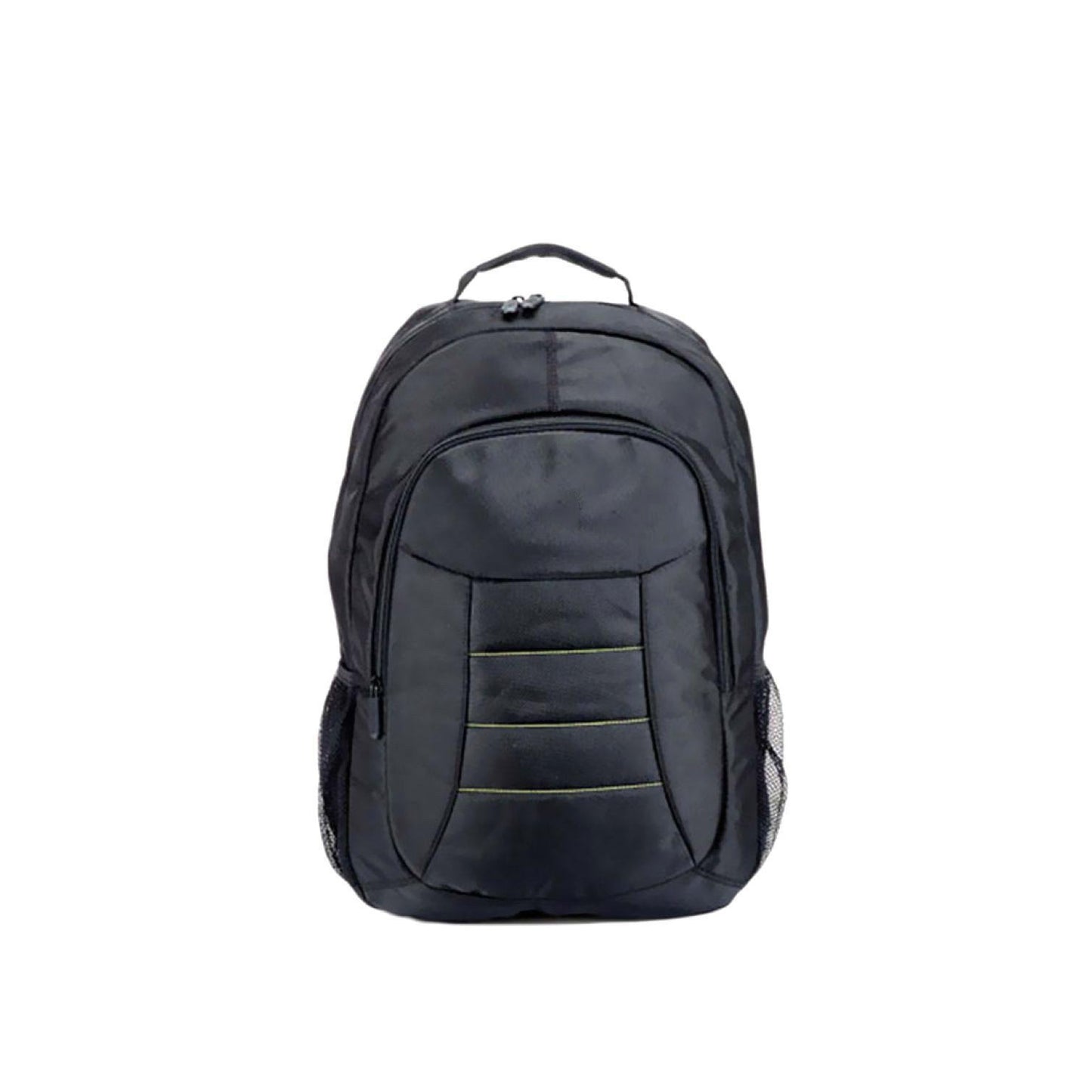 Polyester Black Laptop Backpack – Lightweight, Water-Resistant, and Secure